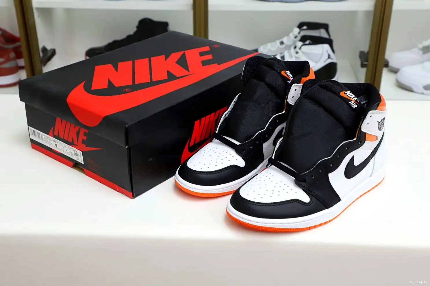 Kimikick 1 Retro Electro Orange' Jordan High Air OG 0606